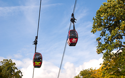 Die Seilbahn bei Thale