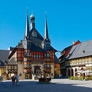 Das Rathaus in Wernigerode